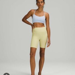 Women's Yellow High-Waisted Shorts